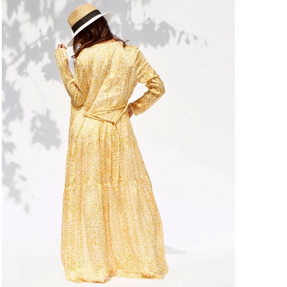 {RECC Paris} Leopard Print Maxi Duster Robe Dress - Picture 6 of 7